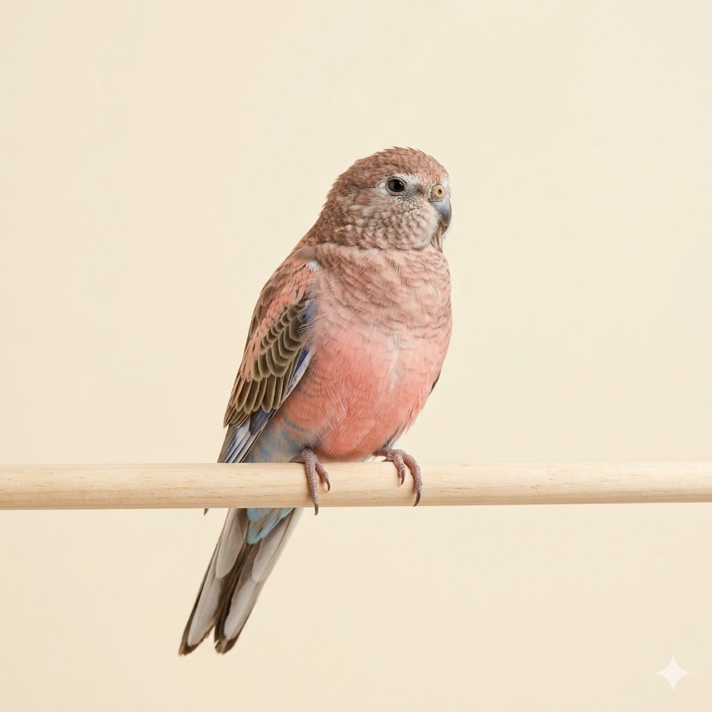 秋草鸚鵡（Bourke's Parrot）正面照