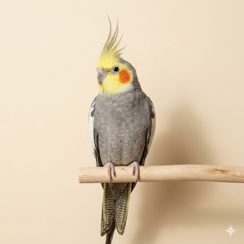 玄鳳鸚鵡（Cockatiel）正面照