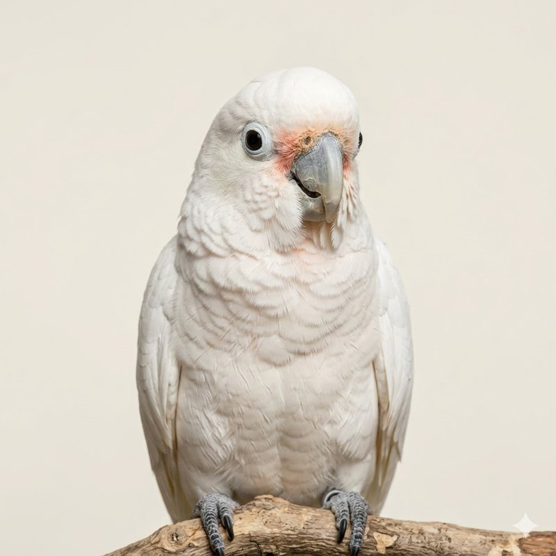 戈芬氏鳳頭鸚鵡（巴丹）（Goffin's Cockatoo）正面照