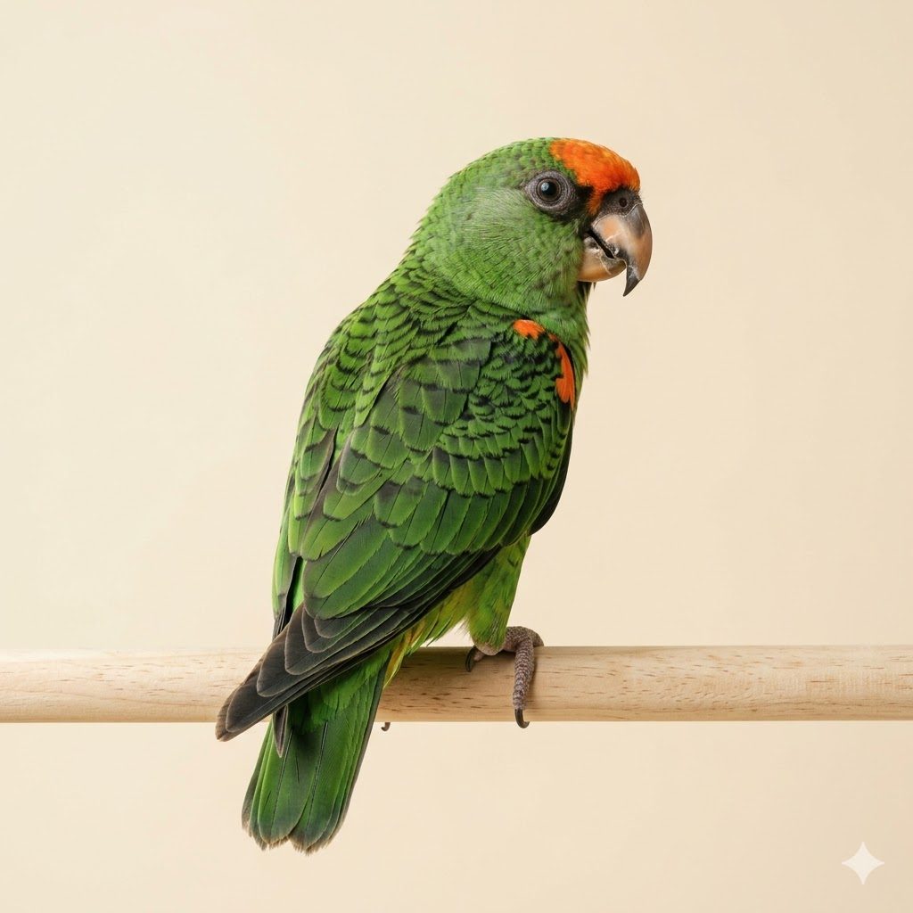 賈丁鸚鵡（Jardine's Parrot）正面照