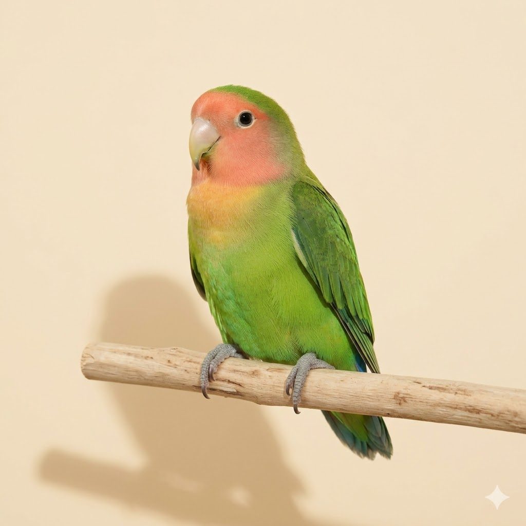 牡丹（愛情鳥）（Lovebird）正面照