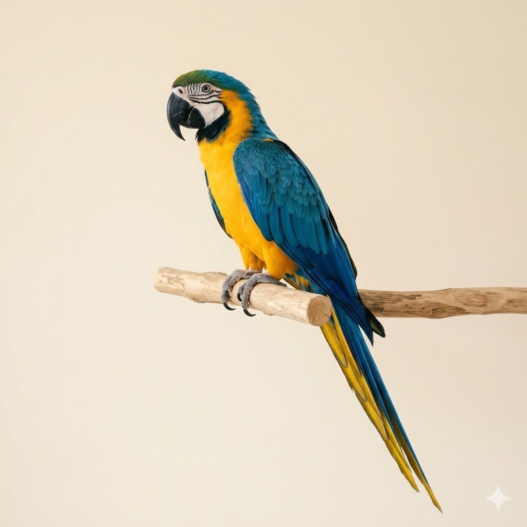 金剛鸚鵡（Macaw）正面照