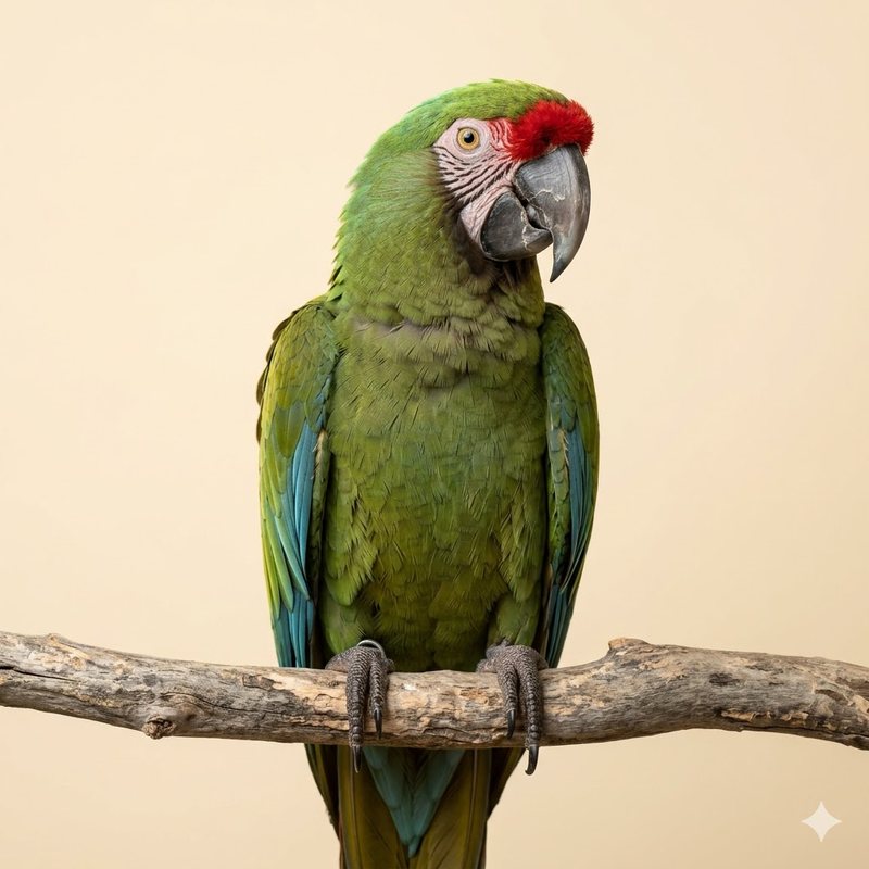 軍艦金剛鸚鵡（Military Macaw）正面照